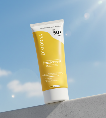 Glow ++ Hydrating Ozonated Water Sunscreen with SPF 50+ PA+++ | All Skin Type - 50GM