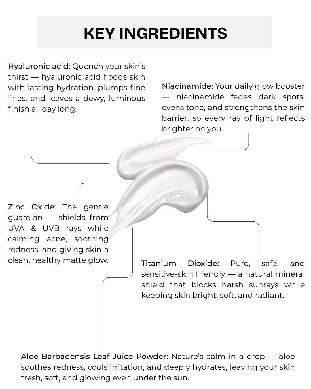 Glow ++ Hydrating Ozonated Water Sunscreen with SPF 50+ PA+++ | All Skin Type - 50GM